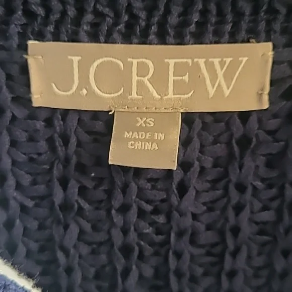 J. Crew Textured Sailor Cardigan Sz XS - Picture 5 of 8